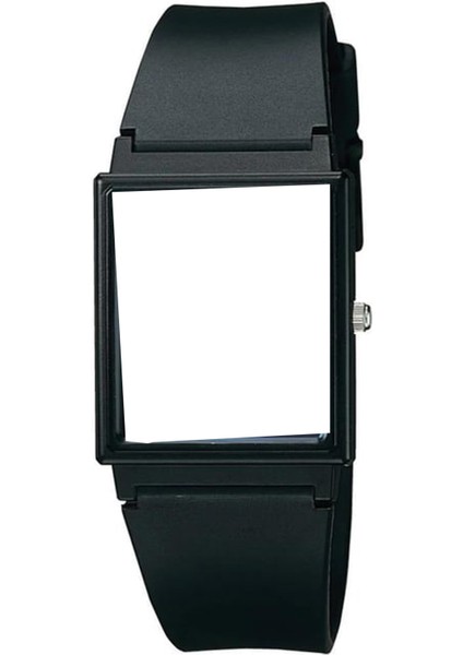 Casıo Uyumlu Mq-38-Siyah Silikon Kordon