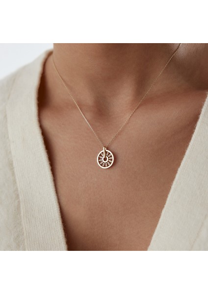 Halka Papatya Taşlı Kolye fiyatları