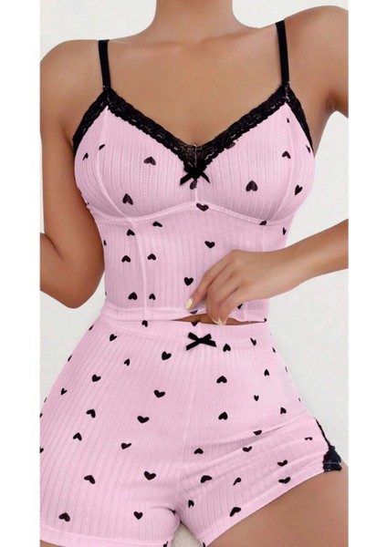 Kadın Pijama Takımı – Askılı Üst & Şort fiyatları