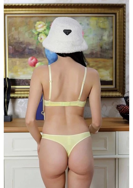 Moda Kadın Destekli Sütyen Takım Sarı indirimleri