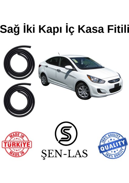 Hyundai Accent (2012-2018) Şen-Las Sağ Ön ve Arka Fitili ŞL20409