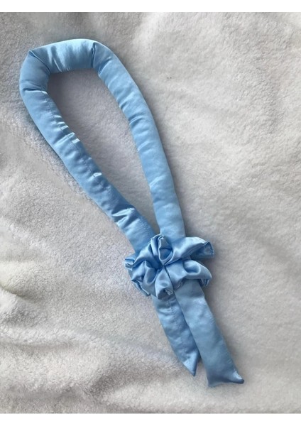 Kadın Kumaş Mavi Renk Isısız Saç Şekillendirici Sosis Toka Seti fiyatları