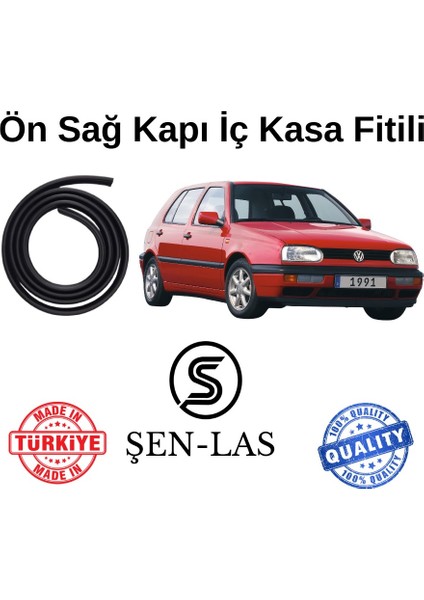 Volkswagen Golf 3.nesil Şen-Las Sağ Ön Kapı Fitili ŞL30301