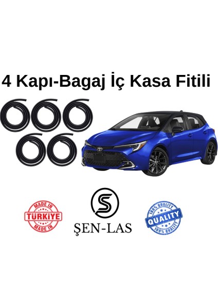 Toyota Corolla Hatchback (2018-2025) Şen-Las 4 Kapı + Bagaj Fitili ŞL26311