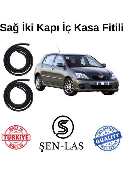 Toyota Corolla Hatchback (2000-2006) Şen-Las Sağ Ön ve Arka Fitili ŞL25809