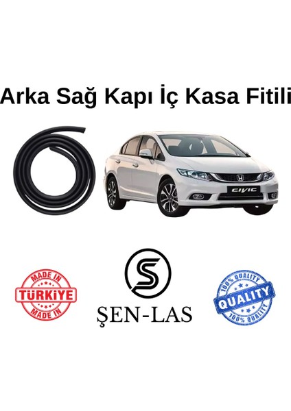 Honda Civic (2011-2017) Şen-Las Sağ Arka Kapı Fitili ŞL23303
