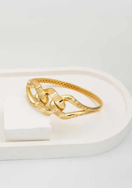 Gurmet 14 Ayar Taşsız Kelepçe Bilezik modelleri