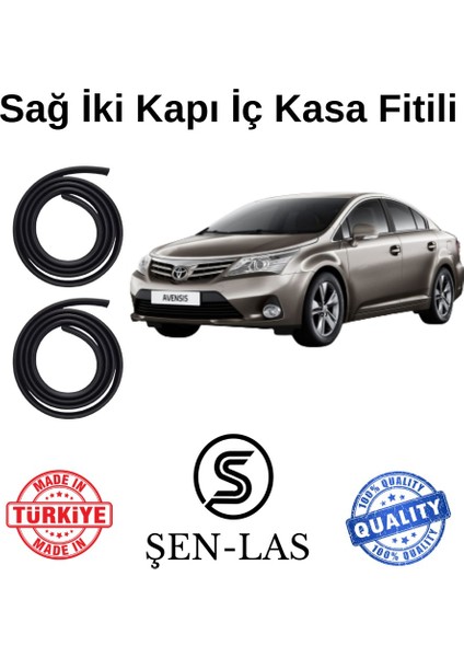 Toyota Avensis (2010-2014) Şen-Las Sağ Ön ve Arka Fitili ŞL27609