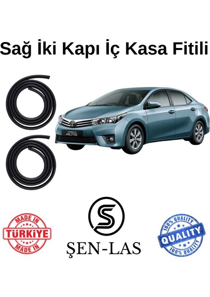 Toyota Corolla (2014-2017) Şen-Las Sağ Ön ve Arka Fitili ŞL26109