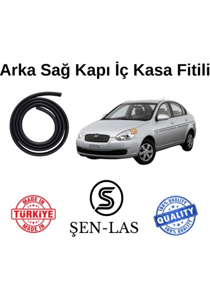 Hyundai Accent (2006-2012) Şen-Las Sağ Arka Kapı Fitili ŞL20303