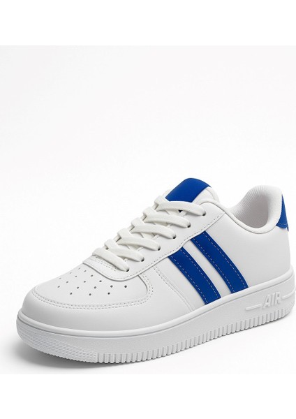 Günlük Unisex Spor Ayakkabı Bağcıklı Dikiş Detaylı Hafif Kalın Yüksek Taban Sneaker 4005
