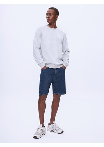 Ltb Danıtas New Sıfır Yaka Uzun Kollu Sweatshırt