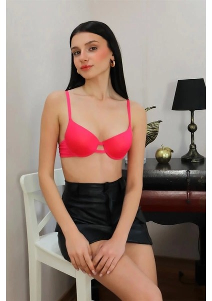 Moda Kadın Destekli Balenli Sütyen Fuşya fiyatları