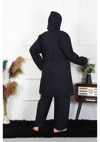 Moda Büyük Beden Tesettür Mayo Lacivert modelleri