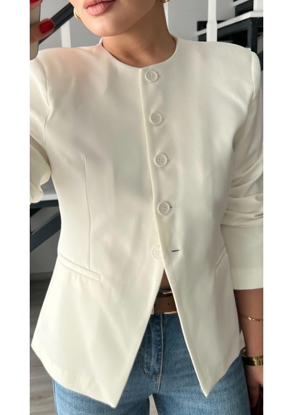 Beyaz Premium Vatkalı Marka Model Ceket fiyatları