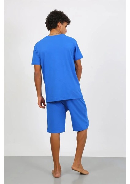 Moda Erkek Pamuk Lakost Alt Üst Kaprili Pijama Takım Saks fırsatları