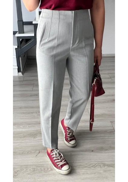 Açık Gri Flatolu Pantolon fiyatları