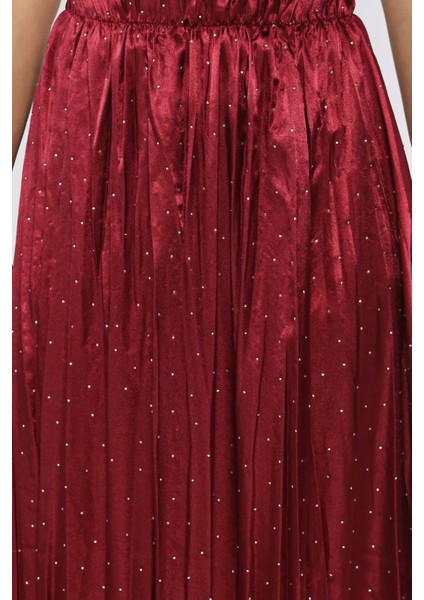 Bel Lastikli Taşlı Etek P-00018000 fırsatları