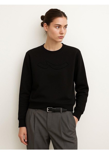 Ltb Panece New Logolu Bisiklet Yaka Sweatshirt