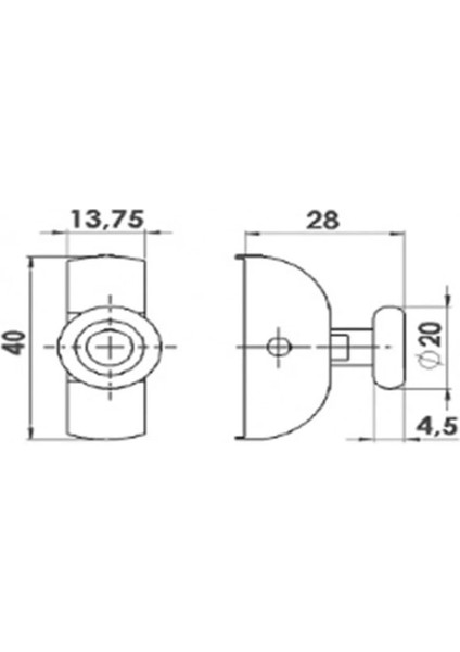 Ayrıntıshop Duşakabin Teker Rulman Teker Çap 20MM 2 Kapılık