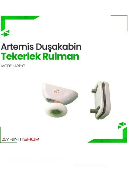 Ayrıntıshop Duşakabin Teker Rulman Teker Çap 20MM 2 Kapılık indirimleri