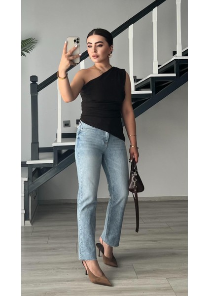 Açık Mavi Osl3 Boy Fit Jean modelleri