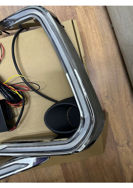 Toyota Corolla Sis Lambası Çerçevesi LED Tip 2019-2024