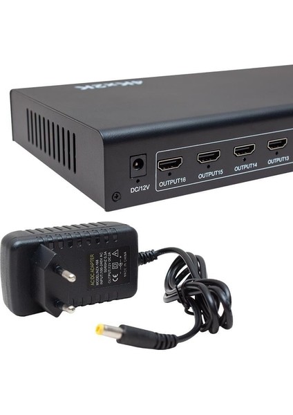 16 Port 1080P 3D 4KX2K Destekli 1 Giriş 16 Çıkış HDMI Dağıtıcı PM-4262 fiyatları