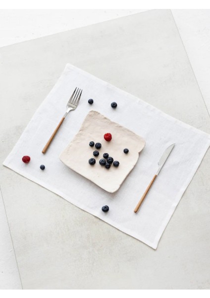 Amerikan Servis Beyaz 2'li Set 35X45 cm