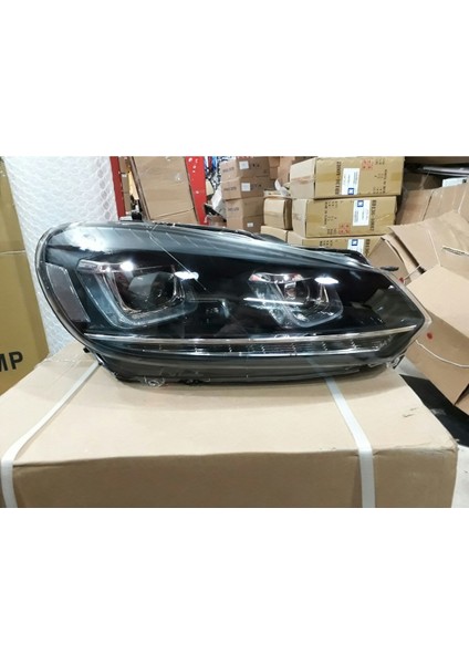 2009 - 2012 Vw Uyumlu Golf 6 Çift U LED Kayar Sinyal Mercek Far Takımı fırsatları