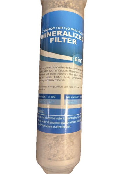 6'lı Mineral Filtre Hnd 10'' - 81009006 Çubuklu