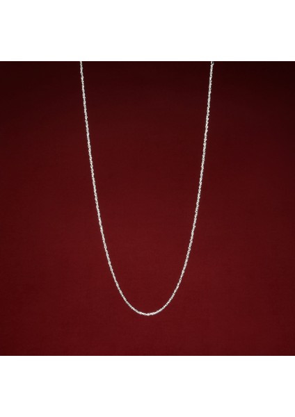 40 Mikron Halat Gümüş Zincir