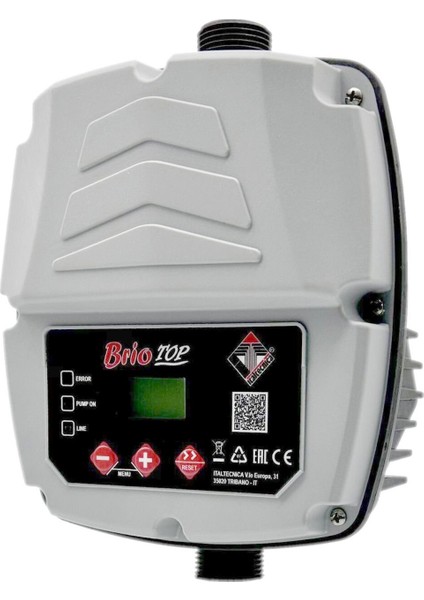 Brio Top - 3 Hp Oto. Basınç Kontrol Cihazı - LCD Ekranlı