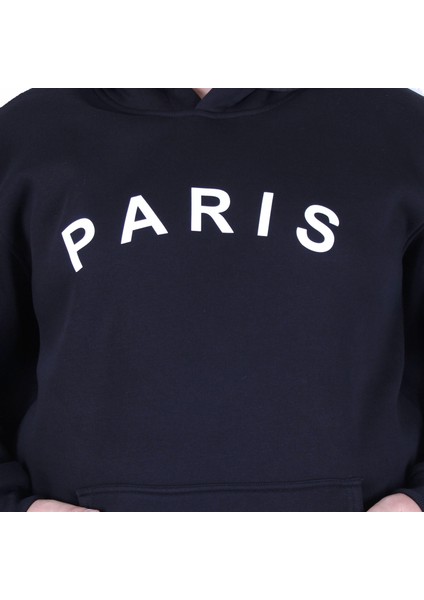 Erkek Büyük Beden 3 Iplik Eşofman Takım Paris TK25609 Sıyah modelleri