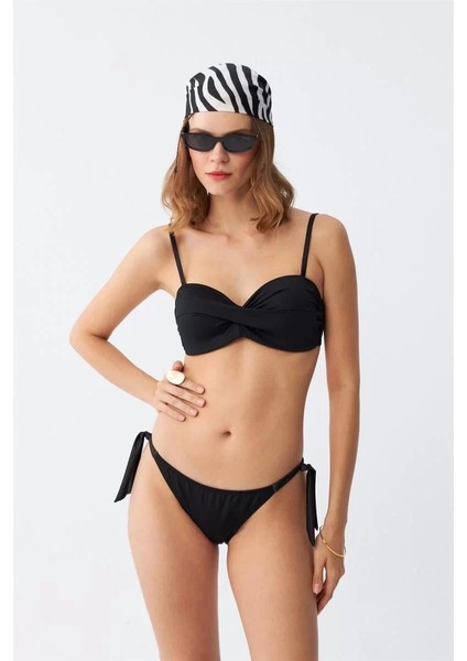 Moda Kadın Straplez Siyah Bikini Takımı fiyatları
