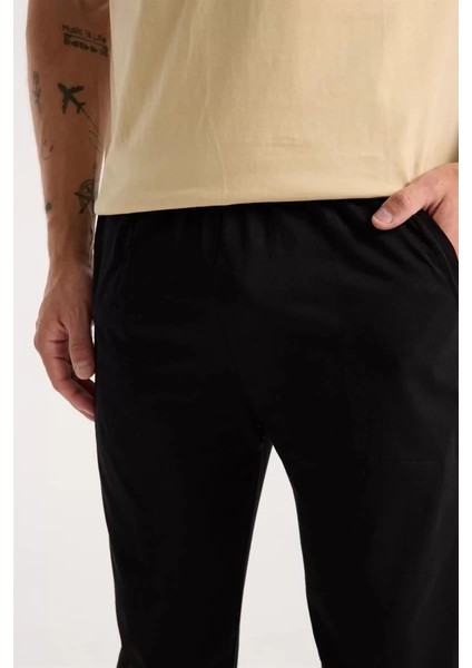 Moda Erkek Ten Rengi Kısa Kol Pijama Takımı