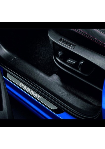 Volkswagen Passat B8 2015-2019 Modeller Old Krom Kapı Eşiği 4 Parça Yazılı