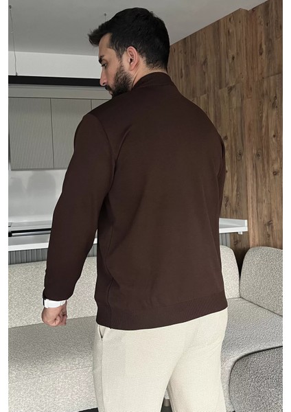 Erkek Dik Yaka Basic Triko Kazak P-00018337 fırsatları