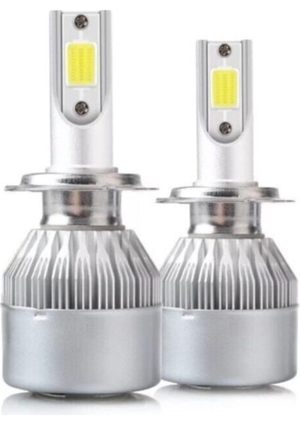 C6 Marka H1 Beyaz LED Xenon 60W 10800 Lümen