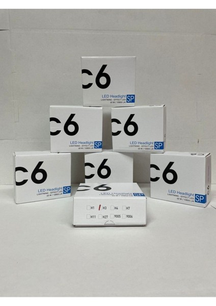 C6 Marka H1 Beyaz LED Xenon 60W 10800 Lümen indirimleri