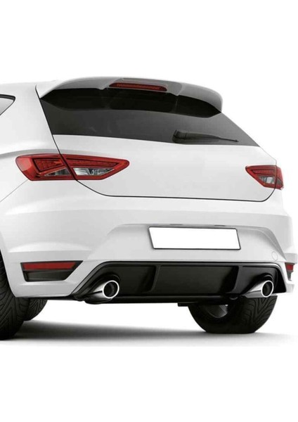 Seat Leon Spoiler Mk3 Uyumlu Boyasız Bagaj Üstü Spoiler Ithal Ürün 2013-2020