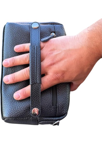 Ettero Siyah %100 Hakiki Deri El Çantası fırsatları