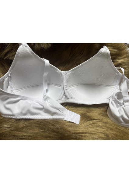 Tektaş 3’lü Büyük Beden Toparlayıcı Anne Sütyeni Dantelli Içi Boş Telsiz Sütyen