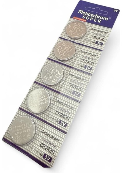 CR2430-C5 3V Lityum Düğme Pil 5'li Paket modelleri