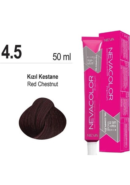 color Saç Boyası 4.5 Kızıl Kestane