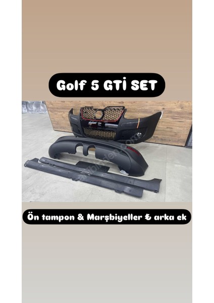 2004 - 20010 Golf 5 Mk5 Gti Ön Tampon Marşbiyeller Difizör Seti