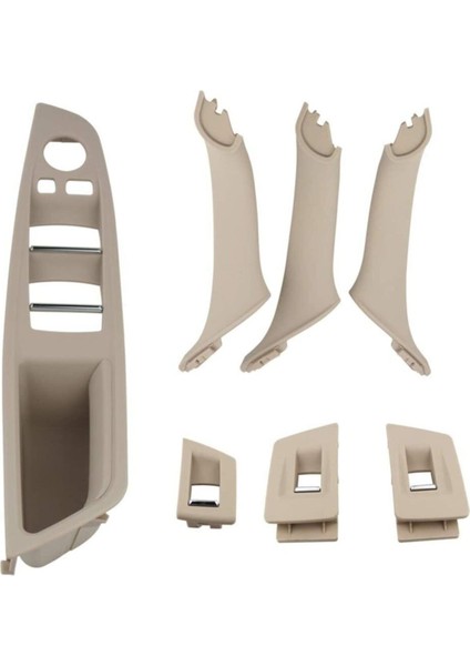 Bmw F10 5 Serisi 2011 2016 Açık Bej Iç Kapı Kolu Tutamak 7 Parça 51417225875 fiyatları