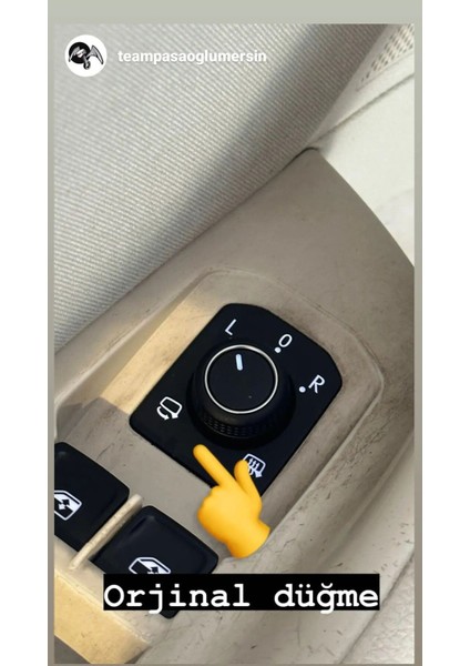 Volkswagen (Vw) Passat B8 Ayna Ayar Düğmesi Anahtarı Ayna Katlamalı Kromlu indirimleri