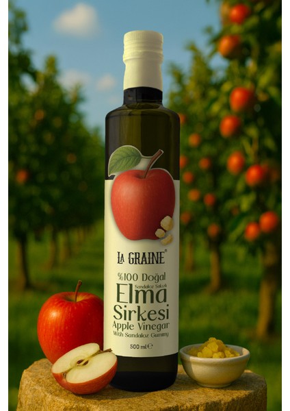La Graıne Sandaloz Sakızlı Elma Sirkesi 500 ml modelleri