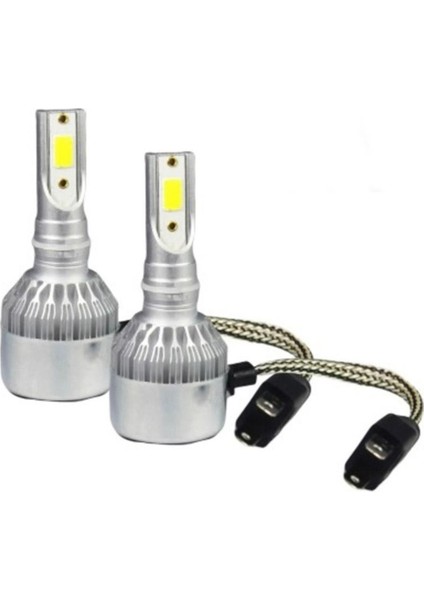 9005 LED Xenon Şimşek Etkili 6000 K 10800 Lümen C6 LED H 9005 (H4 Değildir!)